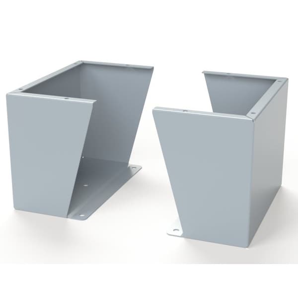 Floor Stand Kit, 12 in. H x 16 in. W x 9.12 in. L, Carbon Steel, 1 PR